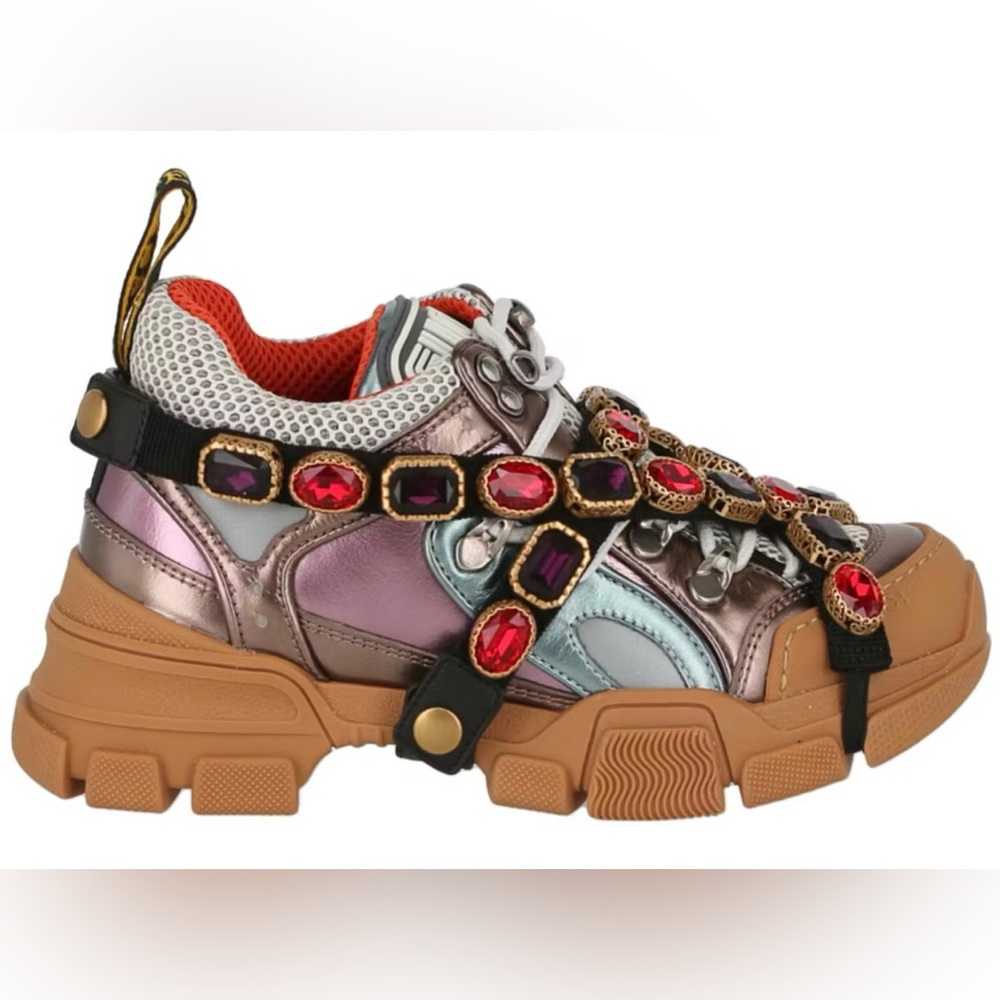 Gucci Flashtreck metallic sneakers